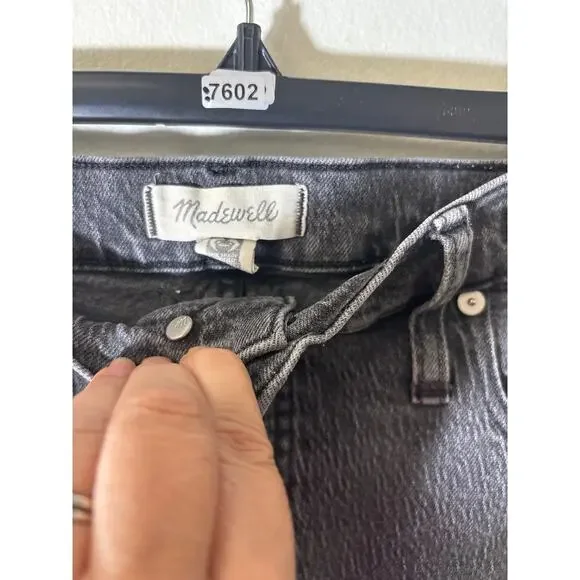 Madewell Light Black "The Perfect Vintage Straight Jean" Sz 31 - Picture 2 of 3